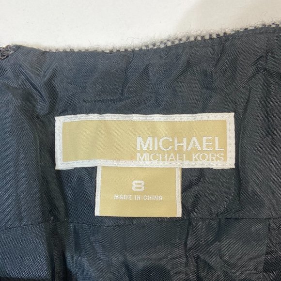 Michael Kors Women's Jacket/Skirt 2 Piece Set Grey - Size L - Picture 4 of 8